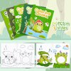 ANGOLIO 24Pcs Frog Mushroom Coloring Book Bulk for Kids Kawaii Frog Activity Book Cartoon Animals DIY Art Booklet for Kid Birthday Party Gift Goodie Bags Filler School Prize