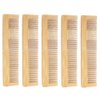 Jingelmall Natural Anti-static Wood Comb Wooden Comb Wooden Bamboo Hair Comb Hair Beard Comb Travel Hotel Hair Brushes for Men Women