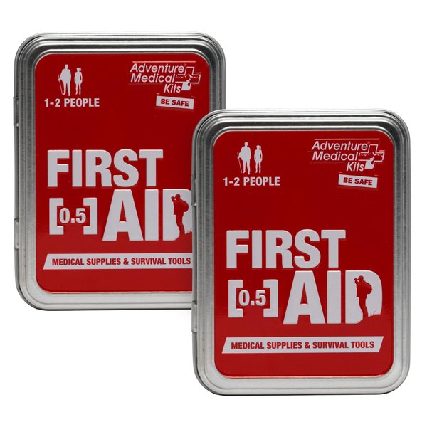 Adventure Medical Kits First Aid, 0.5 Tin Red - (Pack of 2)