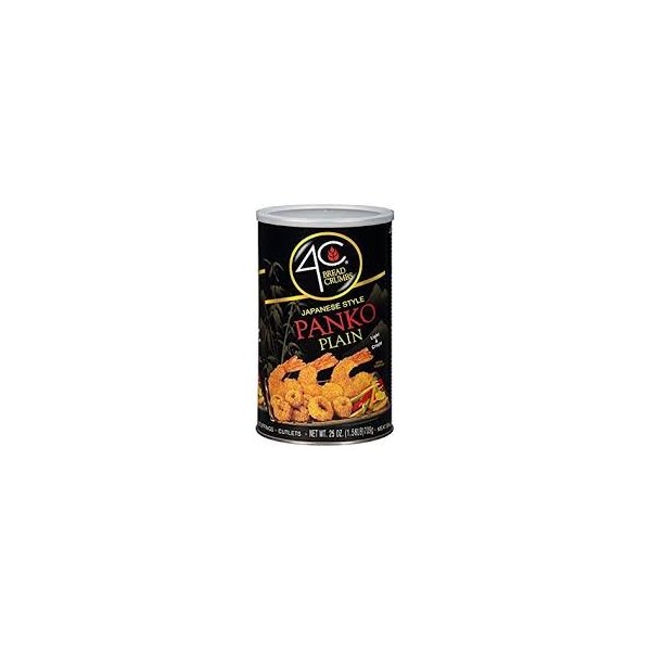 4C Japanese Style Panko Plain Light & Crispy Bread Crumbs (( 1 can) (25oz)