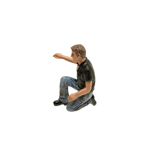American Diorama Biker Motorman Figure for 1:24 Scale Models