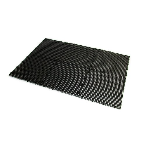 BigFloors Comfort Tile PVC Pad – Non-Slip, Cushioned Surface for High-Traffic Areas – Durable & Moisture-Resistant – 2' x 3' Set of 6 Tiles – Black