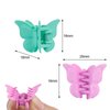 EAONE 50Pcs Butterfly Hair Clips Multi-color Mini Cute Hair Styling Accessories for Girls and Women Birthday Gifts with Container, 10 Matte Colors at Least