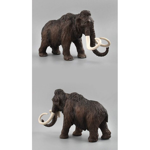 Hiawbon Mammoth Model Simulated Mammoth Figurine Realistic Plastic Mammoth Figure