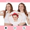 Heatless Curling Rod Headband, Upgraded 60" Long Heatless Curls Soft Hair Curlers to Sleep In Hair Rollers No Heat Curls (Claret)
