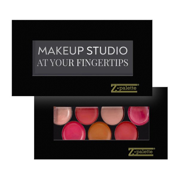 Z Palette Mini Magnetic Makeup Palette, Empty Magnetic Palette, Universal Magnet makeup palette for Eyeshadows, Powders, Customizable Beauty Organizer with Clear Window