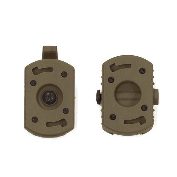 Princeton Tec MPLS Accessory Kit for Older Point MPLS or Switch MPLS Lamps, IPX4 Water Resistance, Essential for Mounting MPLS Lights on Helmets and Hardhats, Olive Drab