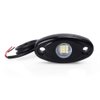 LY8 12 Pods White LED Rock Lights Neon Underglow Light for Car Truck ATV SUV Under Body Glow Light Trail Fender Lighting