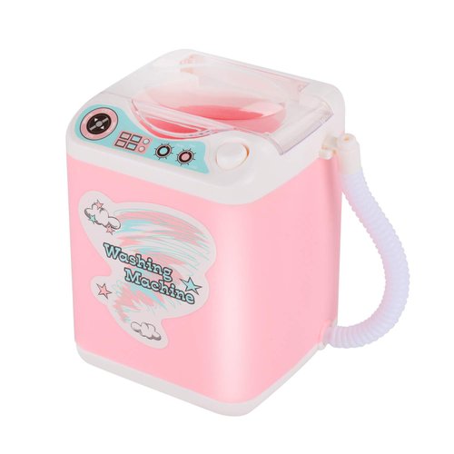 DOTSOG Mini Electric Makeup Brush Cleaner Makeup Sponge Washing Machine Dollhouse Toy Cosmetic Brush Powder Puff Washer Beauty Cleaning Makeup Tool