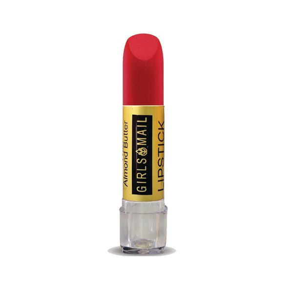 GIRLS MAIL Last Minute moisturizing Almond Organic Butter Lip Makeup rich Red Stick Super For Pioneer Woman Bridal Artist Beauty Creator American girl Female Personality beauty Queen