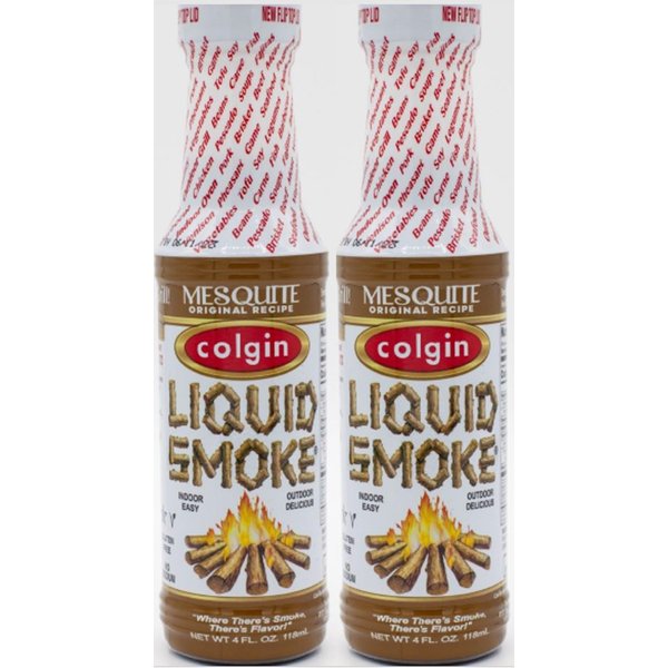 Colgin, All Natural Mesquite Liquid Smoke, 4oz Bottle (Pack of 2) by Colgin