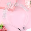 SuPoo Silver 18th Birthday Decorations for Girls Happy 18th Birthday Crown Headband Official Teenager 18 Year Old Birthday Gifts Birthday Tiara 18 Year Old Girl Party Decorations Accessories