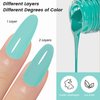 YTD Likomey Gel Polish,15ml Tiffany Blue Soak Off UV Nails Gel,Salon Home DIY Nail Art Manicure and Pedicure Gel Varnish Varnish,CS224