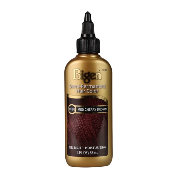 Bigen Semi Permanent Hair Color #CHB3 Medium Cherry Brown, 3 oz (Pack of 7)