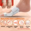 Bunion Corrector and Bunion Relief Orthopedic Bunion Splint Pads for Men and Women Hammer Toe Straightener and Bunion Protector Cushions- Relieve Hallux Valgus Foot Pain and Soothe Sore Bunions