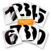 iSYFIX Black Vinyl Numbers Stickers – 1.5 Inch Self Adhesive (2 Sets),Premium Decal Die Cut and Pre-Spaced for Mailbox, Signs, Window, Doors, Cars, Trucks, Homes, Address Numbers, Indoor or Outdoor