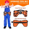 Kids Tool Set- 48PCS Toddler Tool Set Toys with Electronic Toy Drill, Tool Bag&Tool Belt&Tape Measure, Pretend Play Kids Construction Tool Kits Toy for Boys, Kids Birthday Gift for Boys Girls Ages 3+