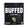 BUFFED Energy Powder Stick Packs, Drink Mix | Clean, Healthy Boost Packets | 150mg Caffeine + Hydration | Nootropics, Organic Mushrooms, B-Vitamins, Electrolytes | 30 Pack-Venom Berry