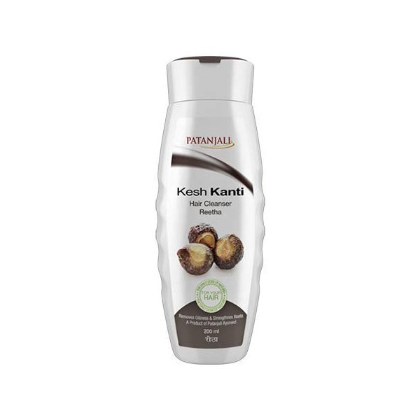 2 x Patanjali Kesh Kanti Reetha Shampoo 200 Ml (Total 400 ml)