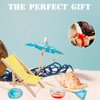 5 Pieces Miniature Fishing Rod Life Scene Dollhouse Decoration Fish Bowl Fishing Net Miniature Fishing Accessories