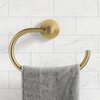 KRAUS Elie Bathroom -Towel Ring, Brushed Gold Finish 8 Inch