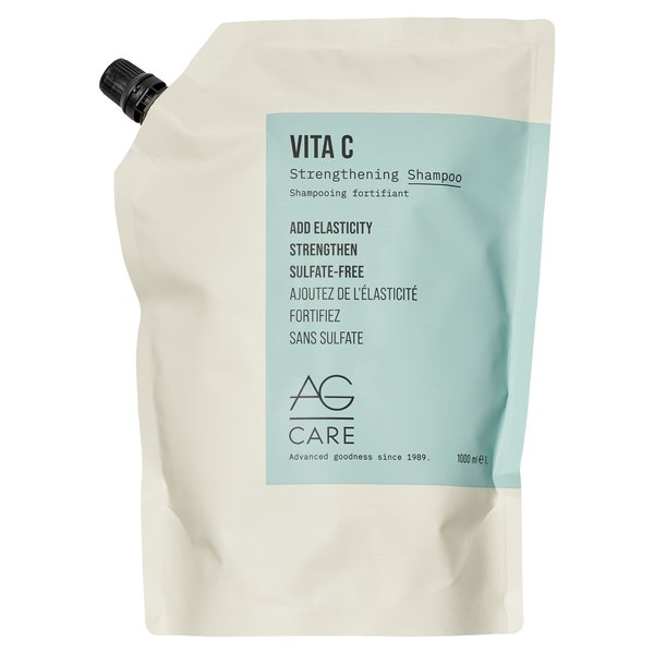 AG Care Vita C Vitamin C Sulfate-Free Strengthening Shampoo, 33.8 Fl Oz
