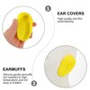SOLUSTRE 6Pcs Professional Ear Protectors Plastic Hair Dye Earmuffs Waterproof Ear Covers for Hair Dyeing Washing Hairdressing, Black& Pink& Yellow