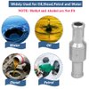 Saipe 2pcs 3/8" 10mm Fuel Check Valve Non-Return One Way Fuel Line Check Valve for Fuel Oil Petrol Diesel