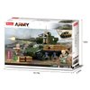 Sluban Building Blocks Toy WWII - Medium Tank M4A3 (Sherman IV) 76W Educational Learning Construction Toys Set for Kids Boys Grils (715 PCS)