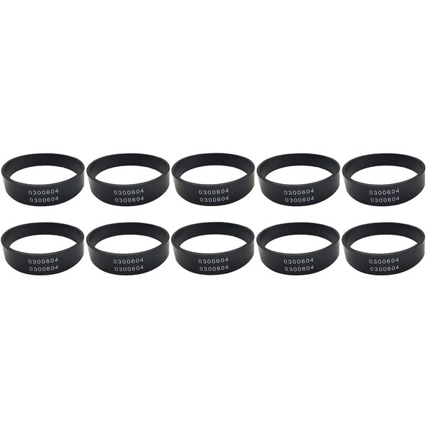 0300604 Replacement for Oreck XL Vacuum Cleaner Belts (10 pcs)