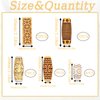 VENOFEN 36PCS Hair Beads for Braids Wooden Beads for Hair Dreadlock Loc Jewelry Long Tube Beads for Hair Multi Style Wood Beads Hair Decoration Braid Accessories for Women and Men