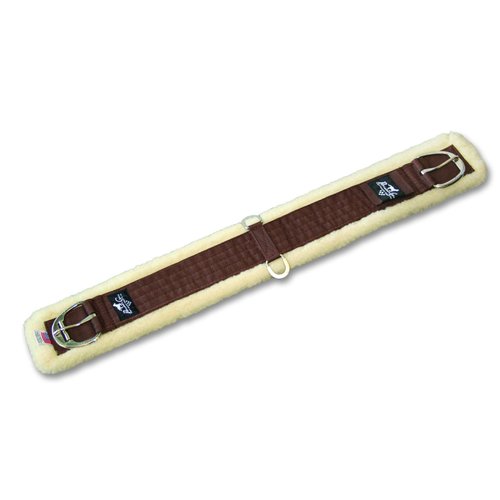 Professional's Choice Equine Merino Wool Smx Comfort Fit Western Cinch (Size 28-Inch, Chocolate Brown)