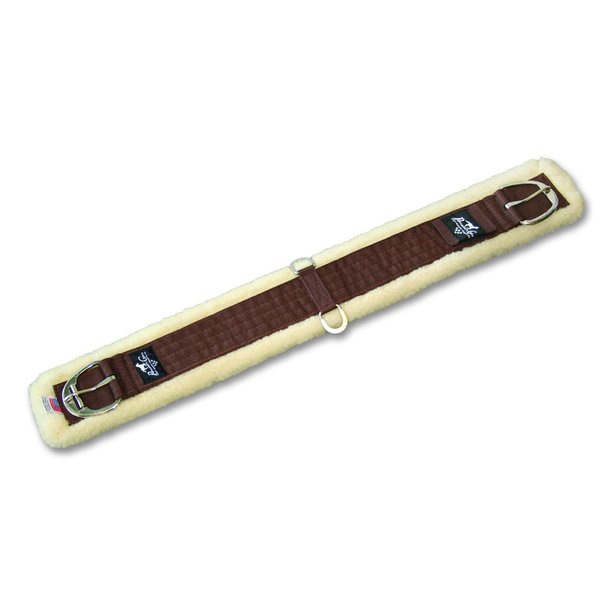 Professional's Choice Equine Merino Wool Smx Comfort Fit Western Cinch (Size 28-Inch, Chocolate Brown)