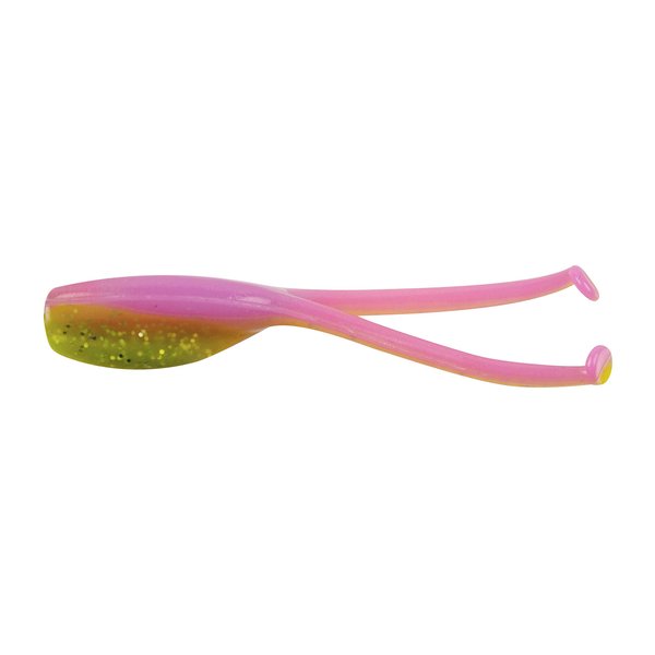 Bobby Garland Slab Dockt'R Soft Plastic Crappie Fishing Lure, 2.5 Inches, Pack of 12, Electric Chicken