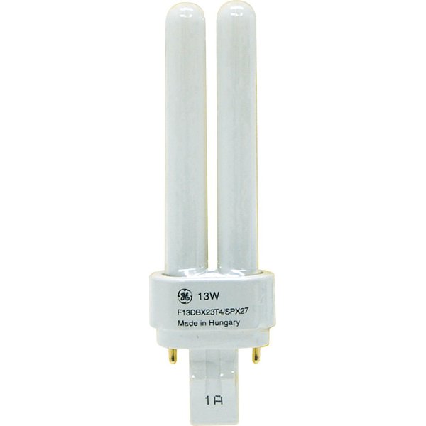 GE Lighting Energy Smart CFL 97589 13-Watt, 810-Lumen Double Biax Light Bulb with Gx23-2 Base, 10-Pack