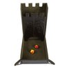 Forged Dice Co. Draco Castle Foldable Dice Tray and Dice Tower - Foldable DND Dice Tray and Dice Rolling Tray Tower - Perfect for Dungeons and Dragons RPG and Tabletop Gaming - Green