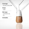 Clinique Even Better Clinical Serum Full Coverage Hydrating Foundation Broad Spectrum SPF 25 With Vitamin C, Salicylic Acid + Hyaluronic Acid For Oily Skin Types, Honey, 1 Fl Oz