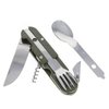 ASR Outdoor 6 in 1 Camping Utensil Camp Kitchen Multi-Tool with Carrying Case and Bottle Opener