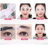 84/60 Pairs Lazy Quick Eyebrow Stickers 12 Styles Eyebrow Card Template Eyebrow Aids Guide Tattoos Makeup Tools Adjustable (84pcs)