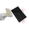 Non Slip Self Adhesive Silicone Cuttable Furniture Pads, 2-Piece Anti-Sliding Anti-Scratch Rubber Floor Protectors for Any Furniture andHome Appliances (Black)