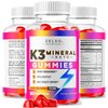 ZELSO (3 Pack) K3 Mineral Gummies Nutrition, The Original K3 Formula Pills Now in Gummy, Advanced Vitamins Plus Multivitamin, 90 Day Supply