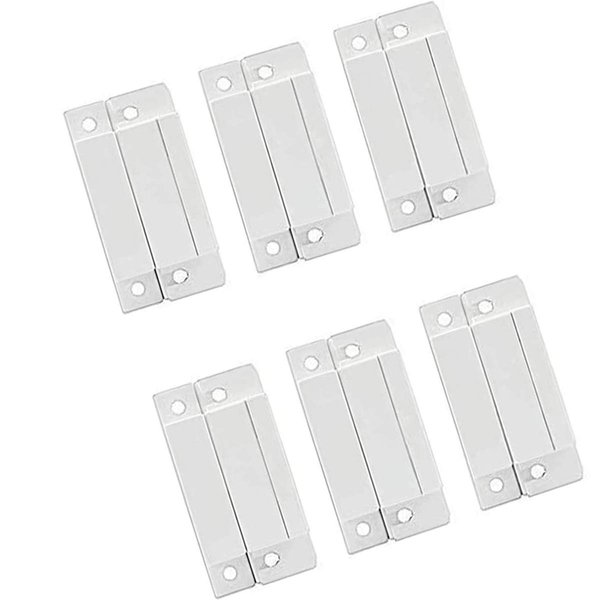 Magnetic Reed Switch RC-31 NC Surface Mount Door Window Alarm, Magneti Door Switch, Contact Sensor, for Home Security and Burglar Alarm Magnetic Reed Switch,Sets of 6