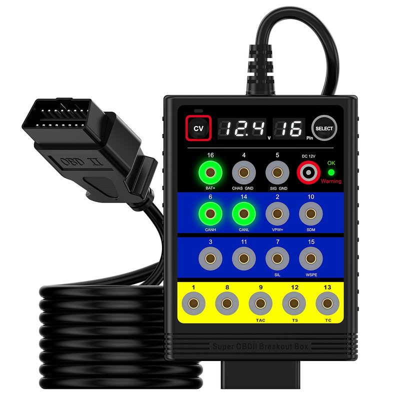 TRISCO Super OBD2 Breakout Box Automotive ECU Programming Tool with ...
