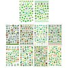 10Sheets St. Patrick's Day Nail Art Stickers Decals Green Lucky Clover 3D Self-Adhesive Exquisite St. Patrick's Day Nail Decals Nail Art Supplies Women Girls Kids Shamrock Nail Decorations
