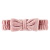 Bella Sleep + Spa Bow Headbands for Skincare Ultra Soft Plush Luxury Spa Headband, One Size, Dusty Rose