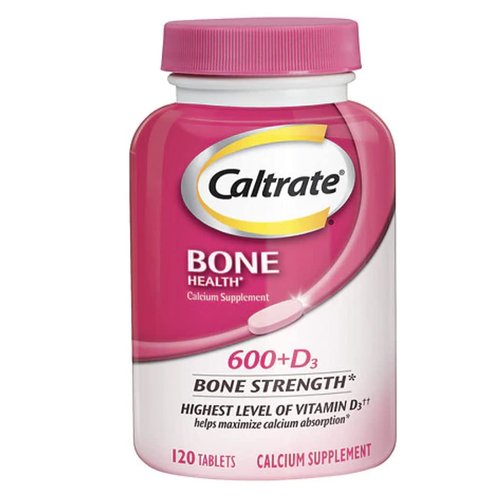 Caltrate Calcium & Vitamin D 600+D3, 120 Tablets