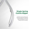 NGHIA Cuticle Nipper - D-01 JAW 16 | Stainless Steel | Durable and Sharp | Ergonomic Design | Grey Plated | Ideal for Salons and Home Use