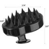 3 Pcs Silicone Hair Scalp Massager Shampoo Brush Scalp Scrubber Hair Cleansing Brush Head Scrubber Dandruff Brush Hair Washing Tool for Women Men or Pets
