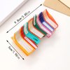 Back To School Hair Clips for Women Girls Orange Book Shape 3.5 Inch Hair Clips Cute Hair Jaw Barrettes for Women Teachers Appreciation Gift Thick and Thin Hair Accessories