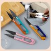 Haikole Embroidery Scissors,5PCS Sewing Scissors,4.1Inch Thread Cutter for Embroidery Cross Stitch Sewing Craft Supplies DIY Supplies,Stainless Multipurpose Use Snips Scissors for Sewing (5)